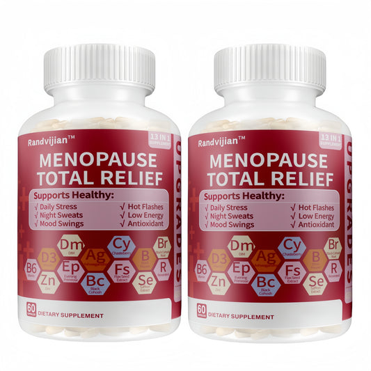 Upgraded Model Generation 2-Menopause Relief, Natural Formula with DIM, Chasteberry, Black Cohosh, Flax Seed &Primrose for Hormone Balance, Hot Flashes, Night Sweats, Mood Swings