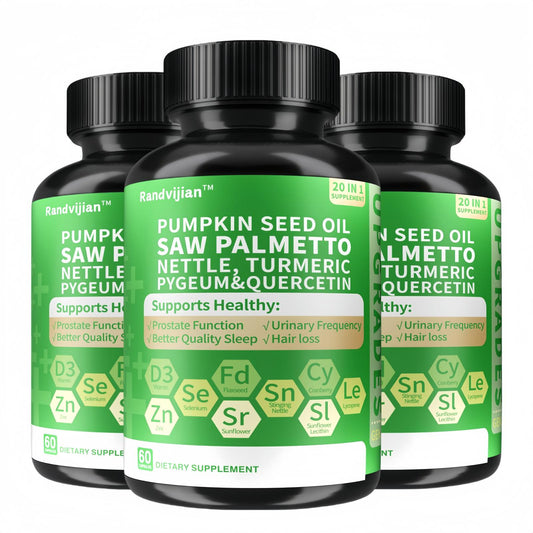 Upgraded Model Generation 2-Saw Palmetto Supplement For Men - Prostata And Urinaryy Health Care - 33060 Mg, 60 Capsules - Saw Palmetto Supplement Plus Pumpkin Seed, Pygeum, Turmeric, Quercetin And Sunflower Lecithin